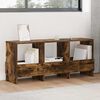 vidaXL Magazinregal Ger&auml;ucherte Eiche 102 x 30 x 45 cm