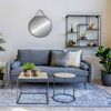 House Nordic Wandregal Avery 85x18x85 cm Schwarz