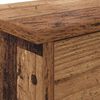 vidaXL Wandmontierter nachttisch Altholz 80 x 20 x 30 cm Holzwerkstoff