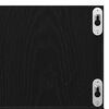 vidaXL Wandregal Schwarz Eichen-Optik 75 x 18 x 18 cm Holzwerkstoff