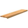 vidaXL Treppenstufen 12 Stk. Hellbraun 120x30x2 cm Massivholz Eiche