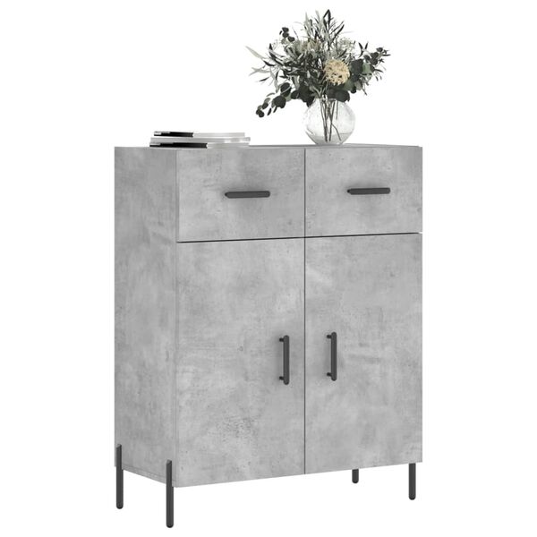 vidaXL Sideboard Betongrau 69,5x34x90 cm Holzwerkstoff