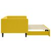 vidaXL Tagesbett Ausziehbar Gelb 90x200 cm Samt