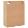 vidaXL Wandschrank Sonoma-Eiche 69,5x34x90 cm Holzwerkstoff
