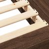 vidaXL Bettgestell Braun Eichen-Optik 90x190 cm Holzwerkstoff