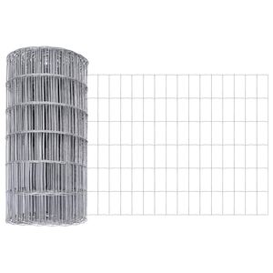vidaXL Eurozaun 0,6 x 50 m PVC-beschichtetes Eisen