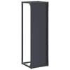 vidaXL Brennholzregal Anthrazit 25x25x80 cm Kaltgewalzter Stahl