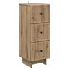 vidaXL Schubladenschrank 33 x 34,5 x 90 cm Holzwerkstoff Artisan-Eiche