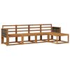 vidaXL Outdoor-Sofagarnitur 5 pcs Natur Massivholz Akazie
