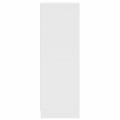 vidaXL Highboard mit Glastüren Weiß 35x37x109 cm