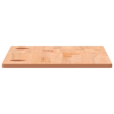 vidaXL Schreibtischplatte 110x55x1,5 cm Massivholz Buche