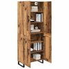 vidaXL Highboard 2 pcs Altholz 69,5 x 34 x 180 cm