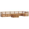 vidaXL Outdoor-Sofagarnitur 7 stk. Natur