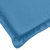 vidaXL Sonnenliegen-Auflage Melange Blau 186x58x4 cm Stoff