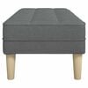 vidaXL Bank Dunkelgrau 113 x 57 x 39 cm Stoff