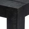 vidaXL Esstisch Schwarz 140 x 80 x 76 cm Mango-Massivholz