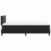 vidaXL LED Boxspringbett mit Matratze Schwarz 120 x 200 cm Samt