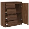 vidaXL Sideboard mit Schubladen Braun Eichen-Optik 71x35x84 cm