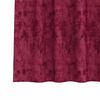 vidaXL Samtvorh&auml;nge mit Vorh&auml;ngen 2 pcs Weinrot 140 x 140 cm Samt