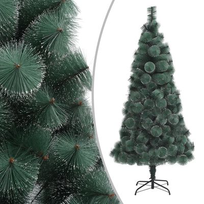 vidaXL Künstlicher Weihnachtsbaum mit Beleuchtung & Ständer Grün 210cm