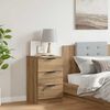 vidaXL Nachttisch Artisan-Eiche 40x36x65 cm Holzwerkstoff