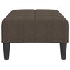 vidaXL Fu&szlig;hocker Braun 78x56x32 cm Stoff
