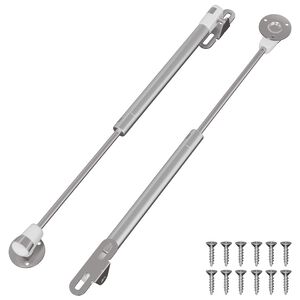 vidaXL Hydraulische Gasfeder 2 pcs Silber 280 x 17 x 16 mm