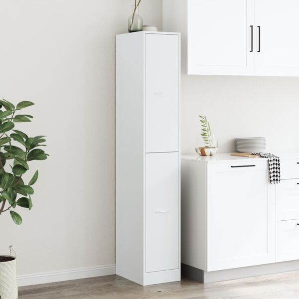 vidaXL Apothekerschrank Wei&szlig; 30 x 41 x 174,5 cm Holzwerkstoff