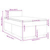 vidaXL Boxspringbett mit Matratze Rosa 120x190 cm Samt