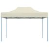 vidaXL Profi-Partyzelt Faltbar 3×4 m Stahl Creme