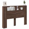 vidaXL Kopfteil Braun Eichen-Optik 140 x 16,5 x 103,5 cm Holzwerkstoff