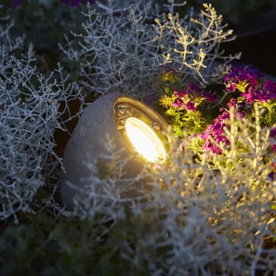 Luxform LED-Gartenleuchte Tatra Steingrau