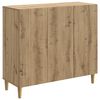 vidaXL Sideboard Artisan-Eiche 89 x 34,5 x 80 cm Holzwerkstoff
