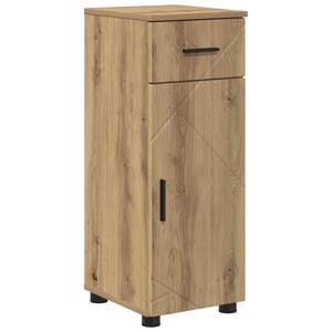 vidaXL Badezimmerschrank Artisan-Eiche 30 x 35 x 80 cm