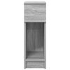 vidaXL Nachttisch mit Schublade Grau Sonoma 20x36x60 cm