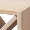 vidaXL Weinregal 2 pcs Natur 62 x 25 x 62 cm Massives Kiefernholz