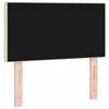 vidaXL Kopfteil Creme 80 cm Stoff