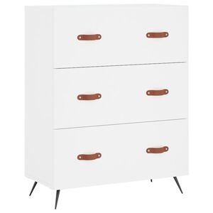 vidaXL Kommode Wei&szlig; 69,5x34x90 cm Holzwerkstoff