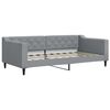 vidaXL Tagesbett Hellgrau 90x190 cm Stoff