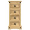 vidaXL Nachttisch Corona 35x32,5x74 cm Massivholz Kiefer