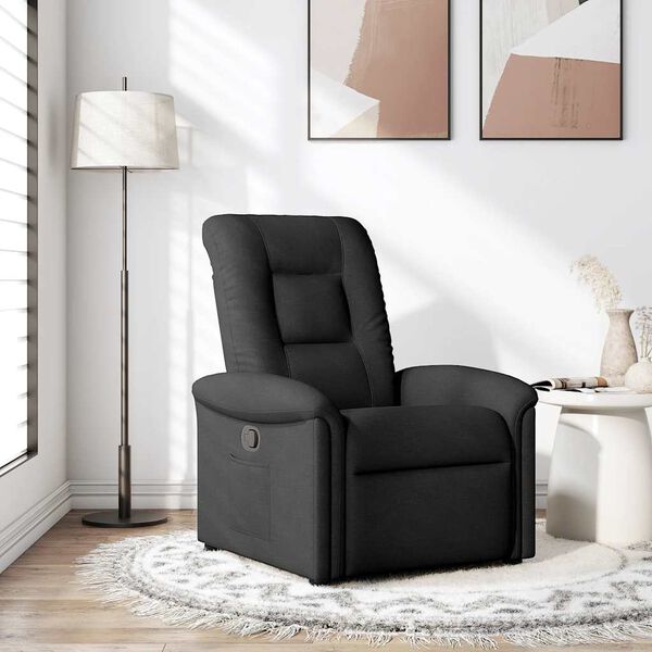 vidaXL Relaxsessel Schwarz Stoff
