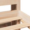 vidaXL Massivholzbett mit Regal ohne Matratze 90x200 cm Kiefer