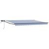 vidaXL Manuelle Gelenkarmmarkise mit LEDs 5 x 3 m