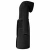 vidaXL Bademantel Hoodie Schwarz L Flanell