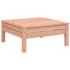 vidaXL Gartensofa 2-Sitzer mit Hocker Massivholz Douglasie