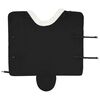 vidaXL Pferdedecke Schwarz 125 cm Polarfleece