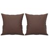 vidaXL 3-Sitzer-Sofa mit Kissen Braun 180 cm Kunstleder