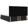 vidaXL Bett mit Stauraum und LED mit LED Schwarz 180 x 200 cm Samt