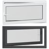 vidaXL Kellerfenster RISOR 120 x 60 cm PVC und Glas Anthrazit