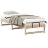 vidaXL Bettrahmen Braun 80 x 200 cm Massives Kiefernholz